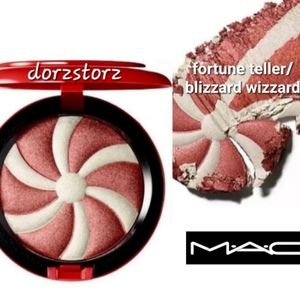 MAC Hyper Real Glow Duo Highlighter *FORTUNE TELLER/BLIZZARD WIZARD*/.28oz /NIB